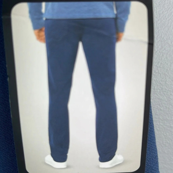 BANANA REPUBLIC NWT Blue Slim Fit Brushed Cotton Stretch Chinos Preppy 30x32 - Picture 3 of 13